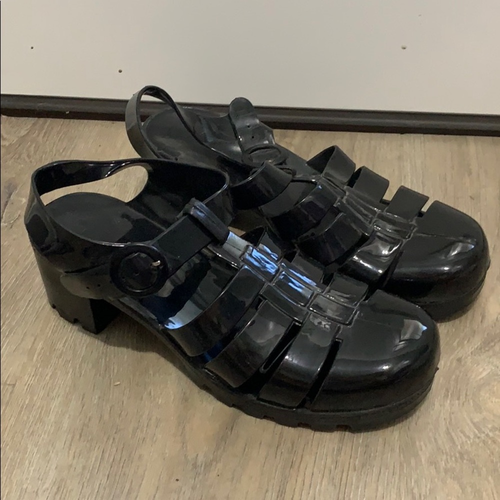 NEVER WORN Jelly sandals!